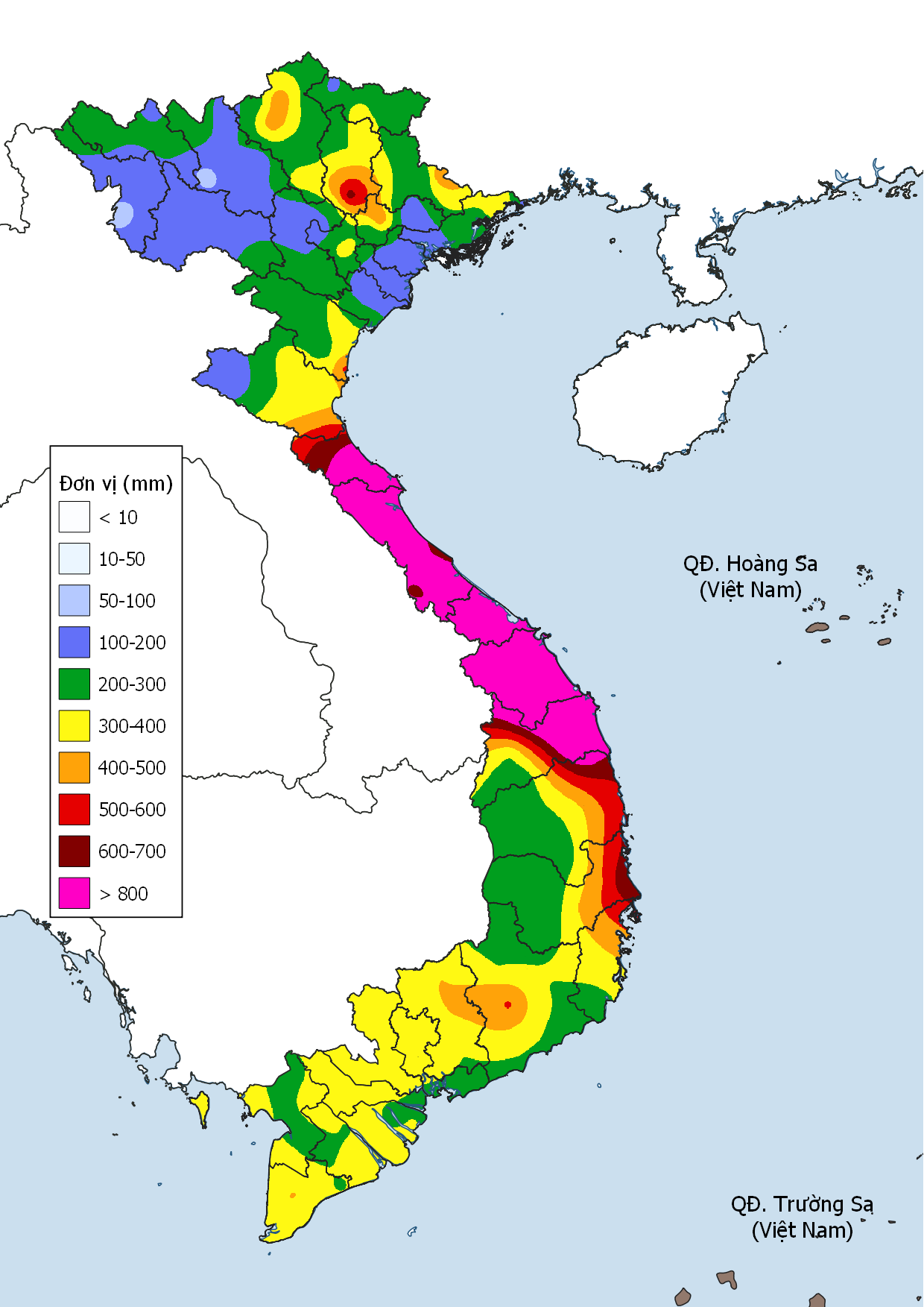 R_T10.25 Dự báo lượng mưa tháng 10/2025