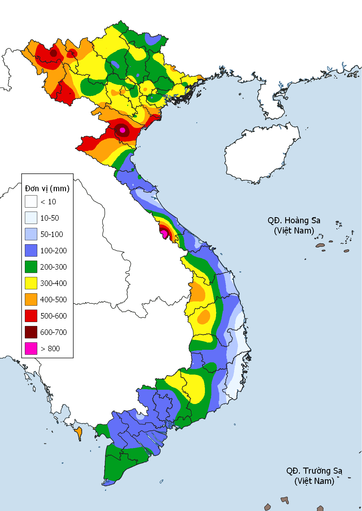 R_T7.25 Lượng mưa trung bình tháng 07/2025